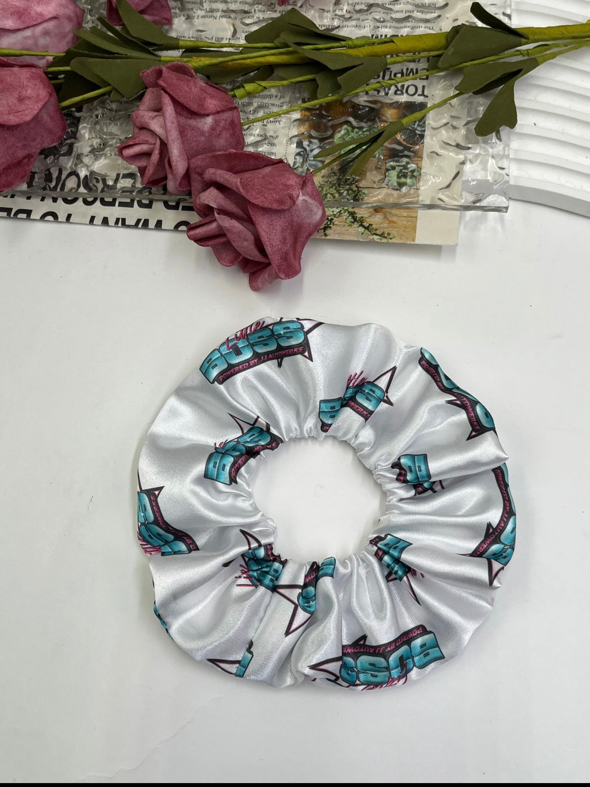 Little Boss Satin Scrunchie – Race Day Hair, Everyday Style