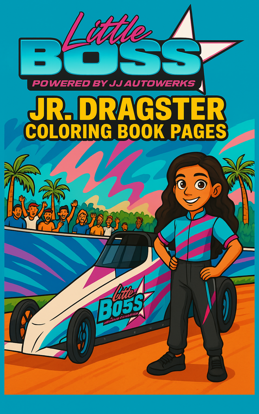 Little Boss Jr. Dragster Coloring Book